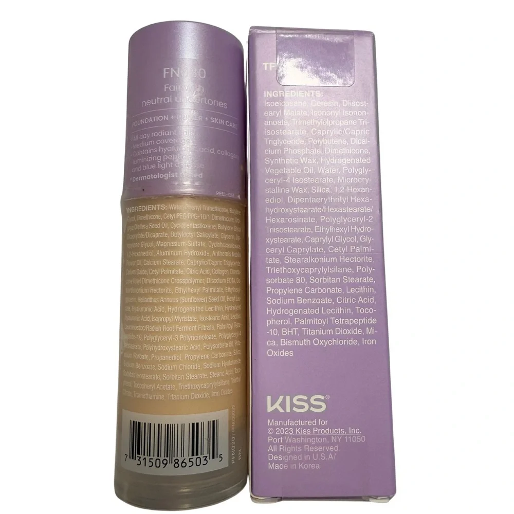 JOAH Crystal Glow Peptide-Infused Foundation - Tan